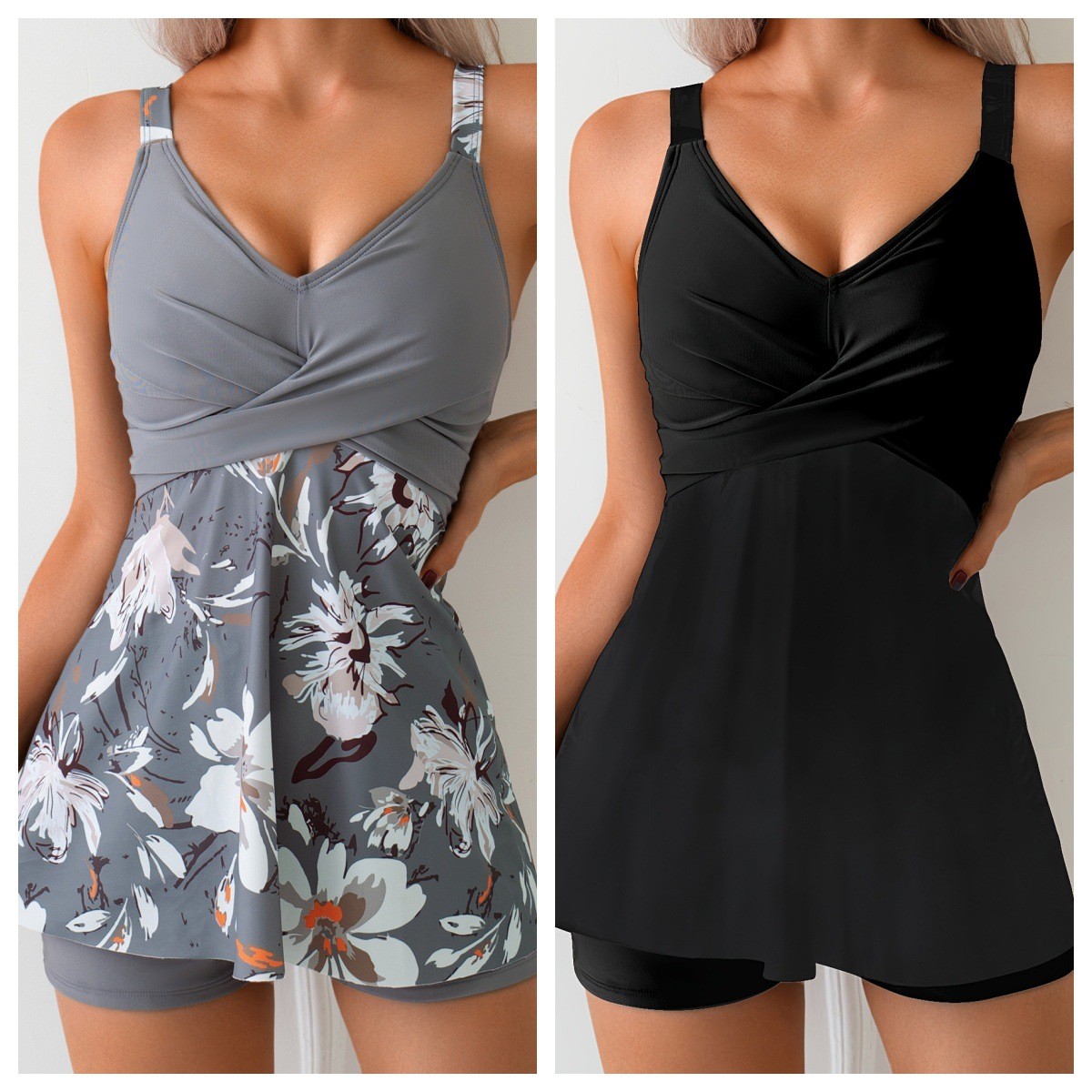 Swimsuit Woman Tankini Two Pie - Tops recension och pris