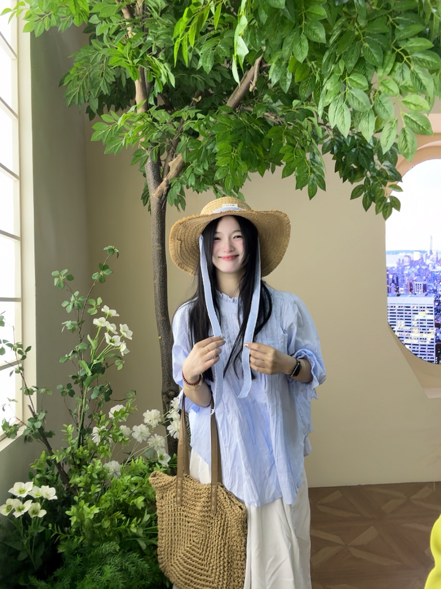 plus Size Women's Blue Bubble  - Korean Style A Line Shirt Dress recension och pris