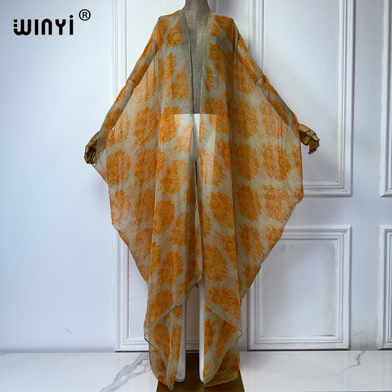 WINYI maxi kimono summer Persp - Boho Summer Beach Maxi Dress recension och pris