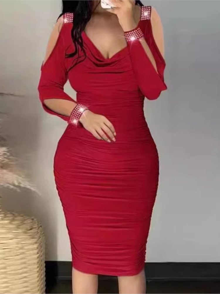 Fashion Elegant Dress For Wome - French Vintage Floral Midi Dress recension och pris
