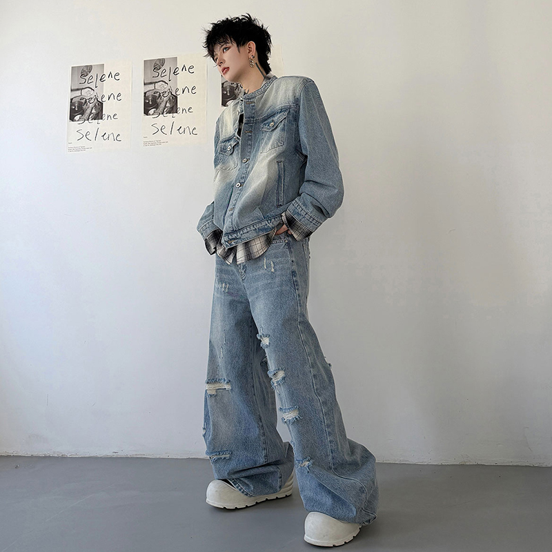 LUZHEN 2026 Autumn Vintage Was - Jeans recension och pris