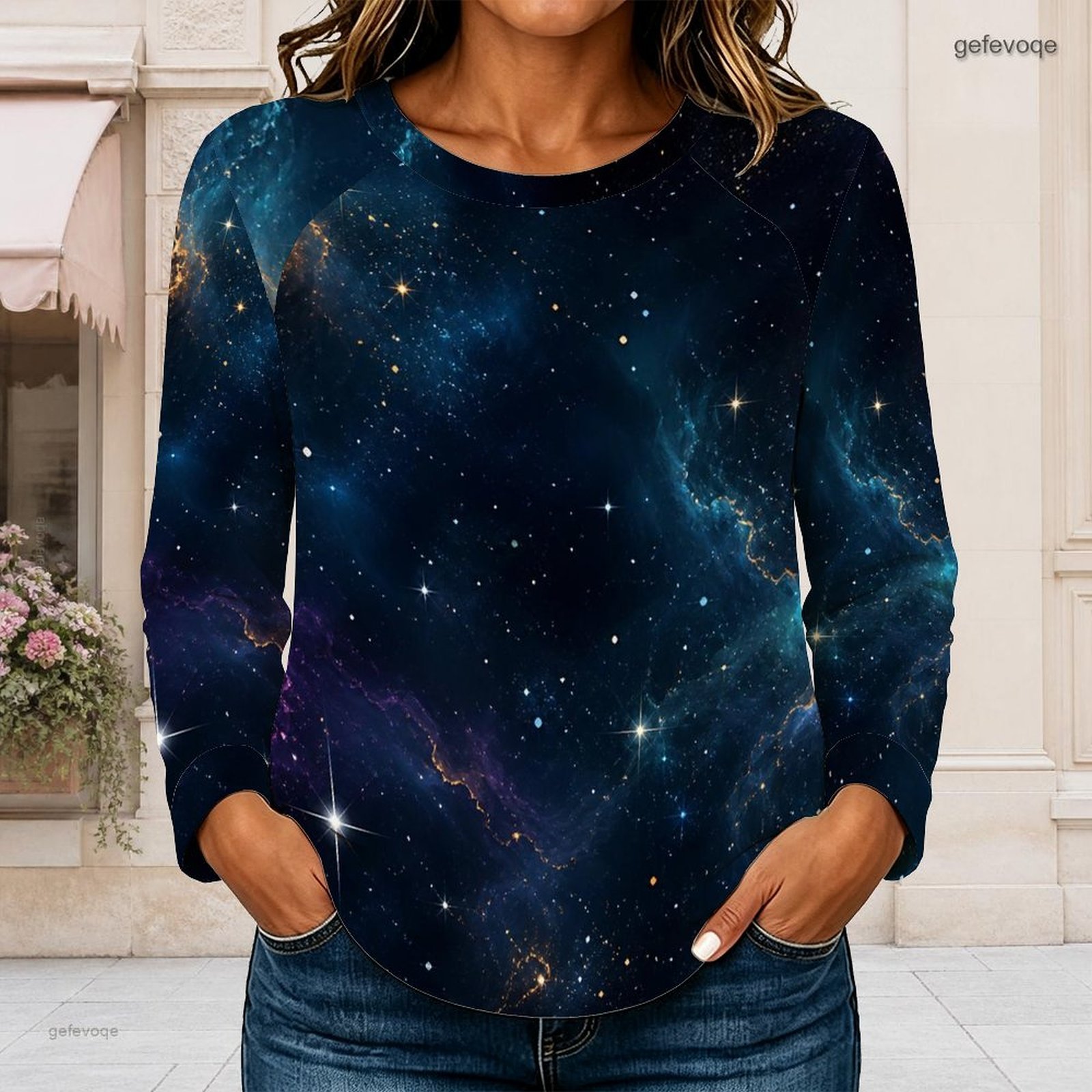 Women Crew Neck Raglan Long Sl - Blouses recension och pris