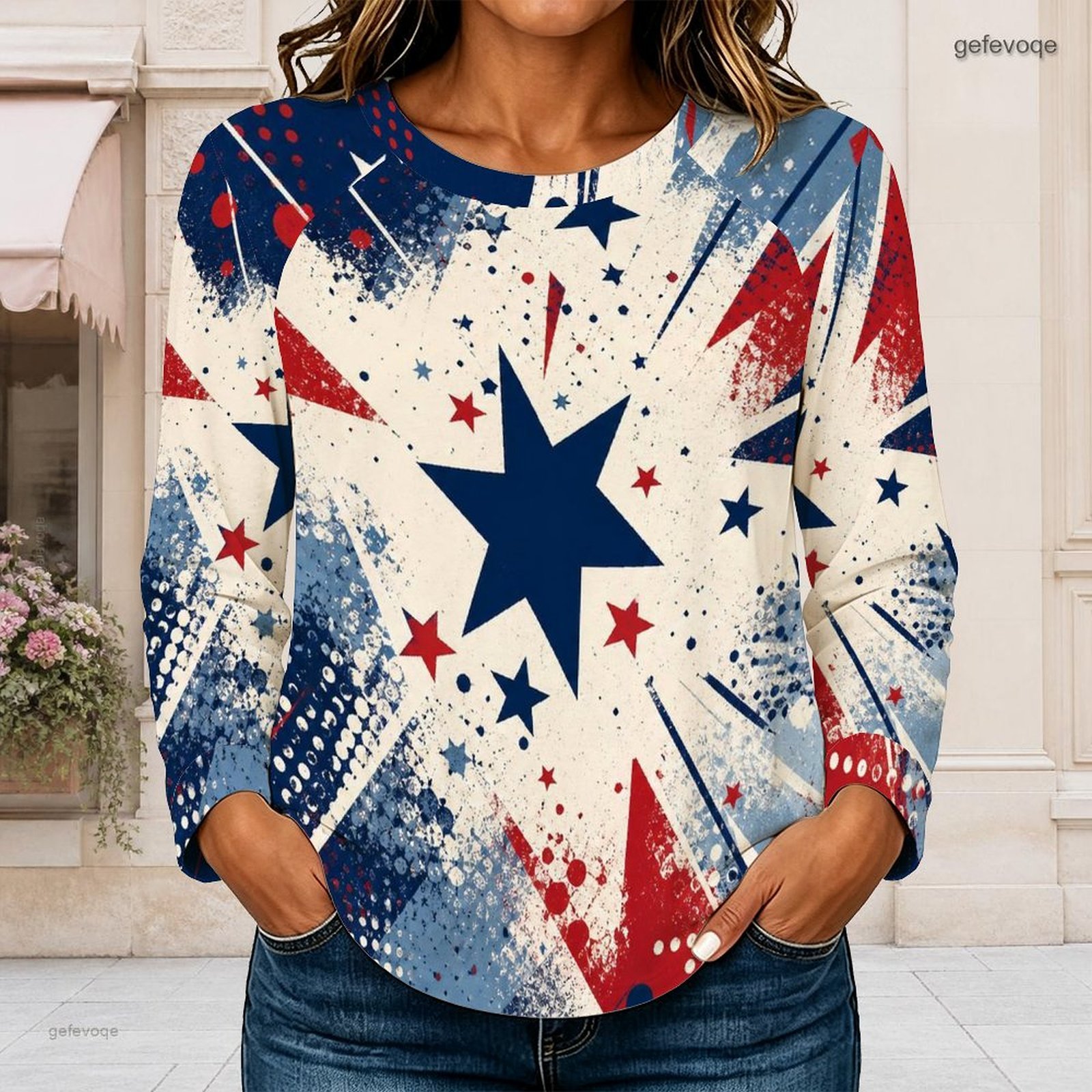Women Crew Neck Raglan Long Sl - Blouses recension och pris