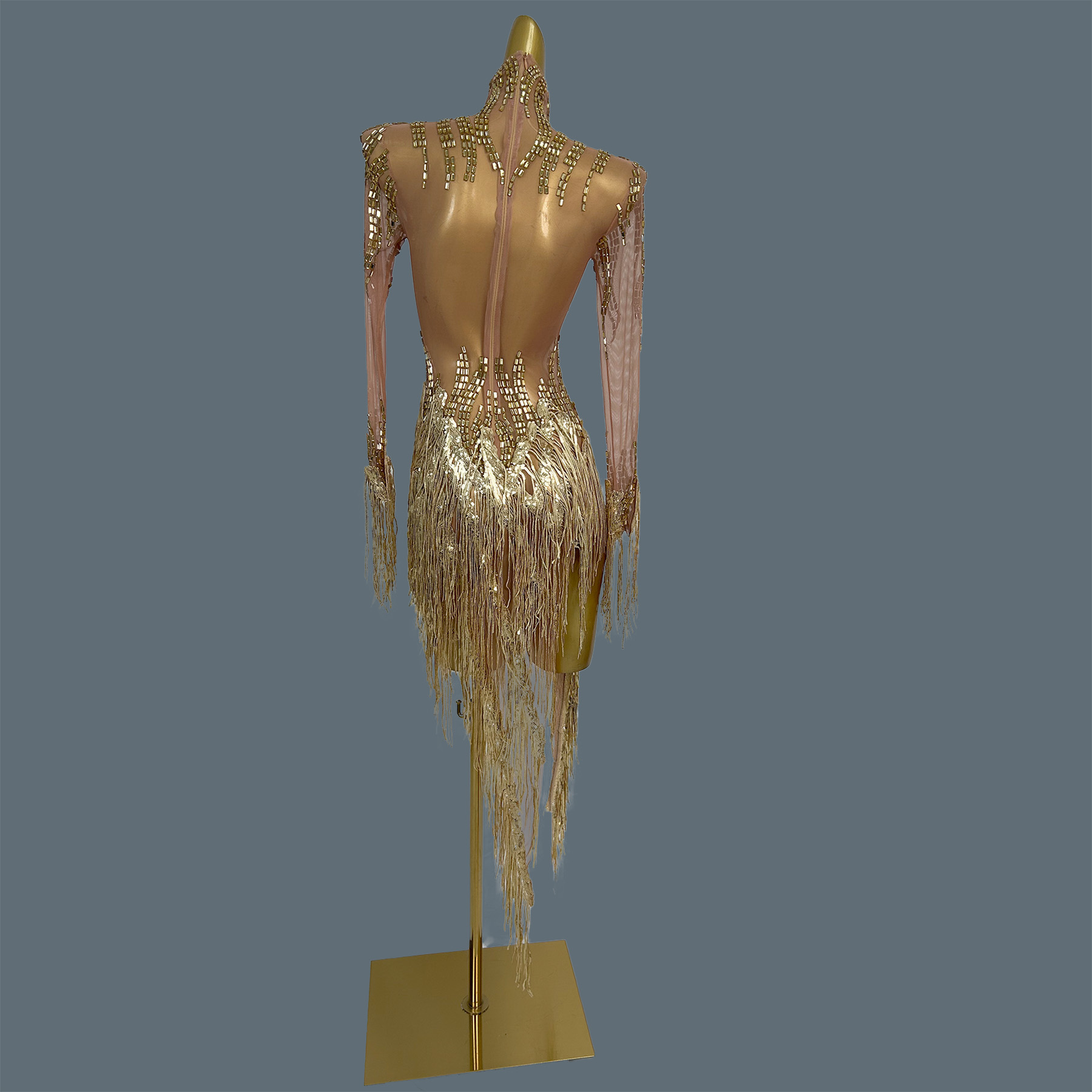 Party Stage Show Sparkly Rhine - Sparkly Rhinestone Club Party Dress recension och pris