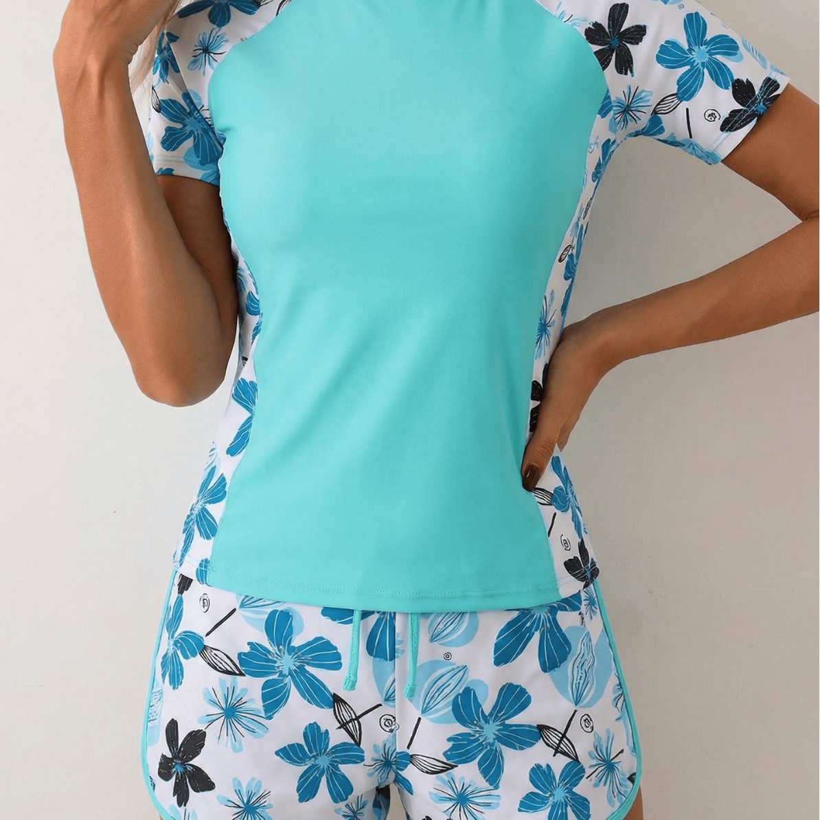 Woman Tankini With Shorts Crop - Tops recension och pris